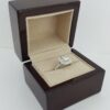 1.39 ct 14K Gold LEO Princess Cut Diamond Double Halo Engagement Ring H/VS1 8K