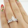 Marquise Cut & Baguette Diamond Engagement Ring 2.02 ct Platinum Retail 8,495