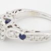 Vera Wang Love 14K Gold 0.72 ct Round Diamond Halo Engagement Ring Retail 2,999