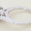 Cushion Brilliant Diamond Halo Engagement Ring 1.27 ct 14k White Gold Rtl 6K