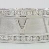 Diamond Roman Numerals Atlas Eternity Band / Ring 10.5 mm 1.48 ct 14k Gold 2-Row