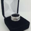 Diamond Roman Numerals Atlas Eternity Band / Ring 10.5 mm 1.48 ct 14k Gold 2-Row