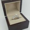 Round Diamond Crossover Twisted 14K Engagement Wedding Ring Set 1.10 ct RTL 4K