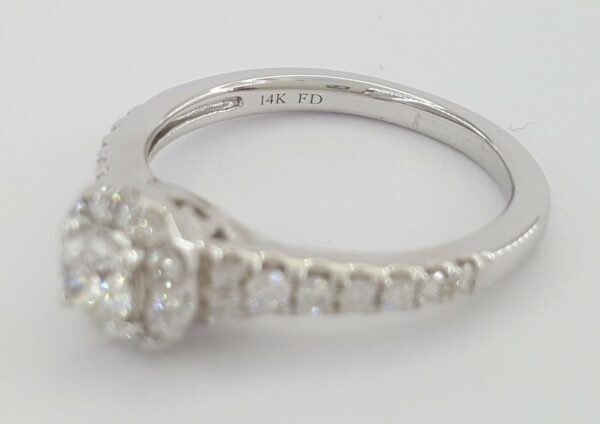 Tolkowsky 0.67 ct 14K Ideal Round Cut Diamond Engagement Ring GSI Rtl 3299