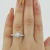Tolkowsky 0.67 ct 14K Ideal Round Cut Diamond Engagement Ring GSI Rtl 3299