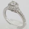 Tolkowsky 0.67 ct 14K Ideal Round Cut Diamond Engagement Ring GSI Rtl 3299