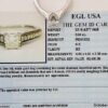 Princess Cut Diamond Engagement Ring 0.94 ct 14K White Gold EGL-USA Rtl 3,400