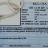 Round Diamond Engagement Ring 0.69 ct 14k White Gold EGL-USA GemID Retail 3,250