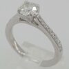 Round Diamond Engagement Ring 0.69 ct 14k White Gold EGL-USA GemID Retail 3,250