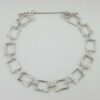 Round Cut Diamond Square Box Tennis Bracelet 8.8 Grams 7" 1.62 ct 14K White Gold