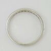 0.2 ct 14K White Gold Round Diamond Channel Set Wedding Band Ring 2.7 mm