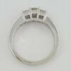 Three Princess Cut Diamond Engagement / Anniversary Ring 1 ct 14k White Gold