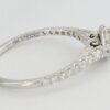 Gabriel & Co Round Cut Diamond Halo 0.69 ct 14K White Gold Engagement Ring