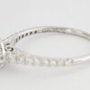 Gabriel & Co Round Cut Diamond Halo 0.69 ct 14K White Gold Engagement Ring