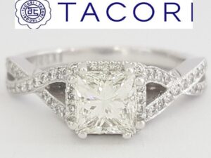 Tacori Dantela 2627PR Diamond Bloom Engagement Ring GIA 1.44 ct Rtl 12,500