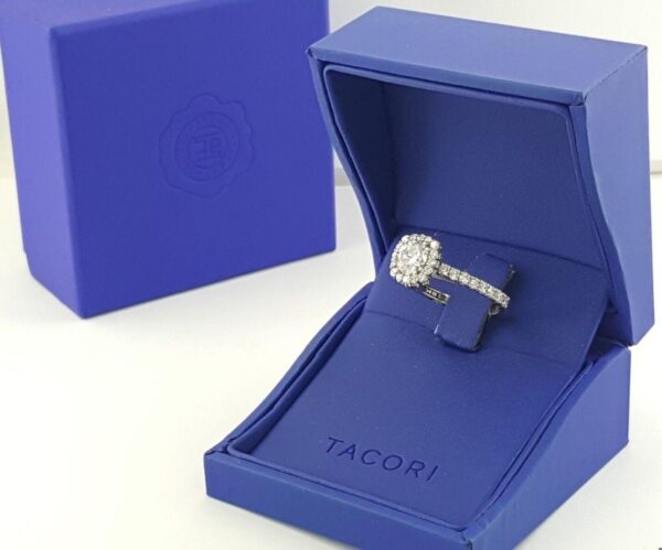 Tacori Full Bloom 37-2CU65 1.77 ct Engagement Ring F/VS1 GIA Ideal 18k Gold