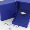 0.28 ct TACORI Starlit 305-25 18k White Semi-Mount Engagement Wedding Ring Set