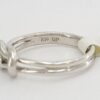 0.25 ct 14k White Gold Round Diamond Solitaire Knot Engagement Ring 3.5 Grams
