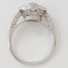 1.40 ct 14K White Gold Round Diamond Halo Engagement Ring EGL-USA Rtl 5,600