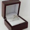 1.40 ct 14K White Gold Round Diamond Halo Engagement Ring EGL-USA Rtl 5,600