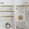 Gabriel 1.01 ct 14K Rose Gold Round Cut Diamond Halo Engagement Ring GIA H / SI1