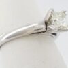0.82 ct 14K & Platinum Leo Princess Diamond Solitaire Engagement Ring GSI