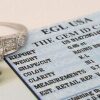 Vintage Round Diamond Engagement Ring 1.04 ct 18K White Gold EGL-USA Rtl 3,515