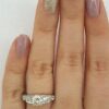 Vintage Round Diamond Engagement Ring 1.04 ct 18K White Gold EGL-USA Rtl 3,515