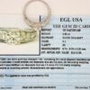 Vintage Round Diamond Engagement Ring 1.04 ct 18K White Gold EGL-USA Rtl 3,515