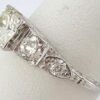 Vintage Round Diamond Engagement Ring 1.04 ct 18K White Gold EGL-USA Rtl 3,515