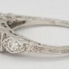 Vintage Round Diamond Engagement Ring 1.04 ct 18K White Gold EGL-USA Rtl 3,515