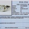 Round Diamond Solitaire Engagement Ring EGL E-F/ SI1 0.65 ct Platinum Rtl 4,668
