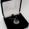 LeVian Smoky Quartz & Chocolate Diamond Pendant / Necklace 18" 14K Gold 4.77 ct