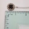 LeVian Smoky Quartz & Chocolate Diamond Pendant / Necklace 18" 14K Gold 4.77 ct