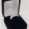Diamour 0.75 ct 14K White Gold 5 Stone Round Cut Diamond Wedding Ring 9 mm 11.5g