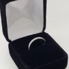 0.54 ct 18K White Gold Round Diamond Full Circle Eternity Wedding Band / Ring