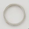 0.54 ct 18K White Gold Round Diamond Full Circle Eternity Wedding Band / Ring