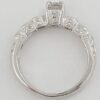 0.71 ct Platinum Round Brilliant Cut Diamond Engagement Ring