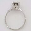 0.55 ct Antique Vintage 14K White Gold Transitional Cut Diamond Engagement Ring