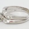 0.48 ct Vintage 14K Gold Round Cut Diamond Engagement / Wedding Band Ring Set