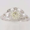 Old European Diamond Engagement Ring 1.05 ct Vintage PLAT/14k EGL USA Rtl 4,640