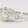Old European Diamond Engagement Ring 1.05 ct Vintage PLAT/14k EGL USA Rtl 4,640