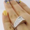 Round Brilliant Cut Diamond 9 Stone Ring / Band 1 ct 14K White Gold Rtl 4,000