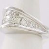 Round Brilliant Cut Diamond 9 Stone Ring / Band 1 ct 14K White Gold Rtl 4,000