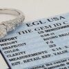 Diamond 3-Stone Engagement Annv. Ring 1.04 ct 14k White Gold EGL-USA Rtl 5,100