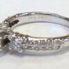 Diamond 3-Stone Engagement Annv. Ring 1.04 ct 14k White Gold EGL-USA Rtl 5,100