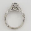 0.43 ct TACORI Dantela 2627RDMD 18k White Semi-Mount Engagement Ring Rtl 5,190