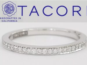 Tacori Dantela 2630BSMP Diamond Eternity Wedding Band Ring 18k Gold 0.35 ct 3450