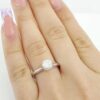 Tacori Dantela Halo Diamond Engagement Ring 0.65 ct 18k W Gold GIA Rtl 5K