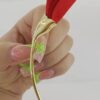 Tiffany & Co Elsa Peretti Red Rose Silk Amapola 18k Gold Brooch 18K Rtl 5,100